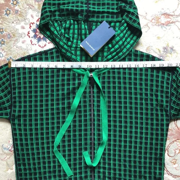 Piazza Sempione Checkered Zip Up Jacket NWT - Picture 12 of 12